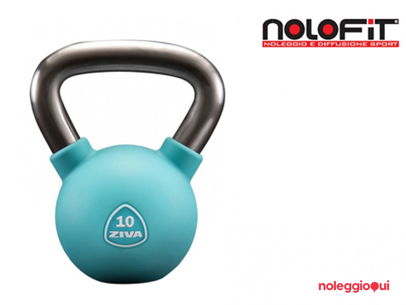 ZIVA Pro Rubber Kettlebell Turquoise